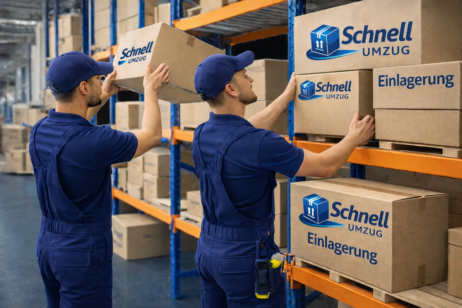 Einlagerung mit Schnell Umzug